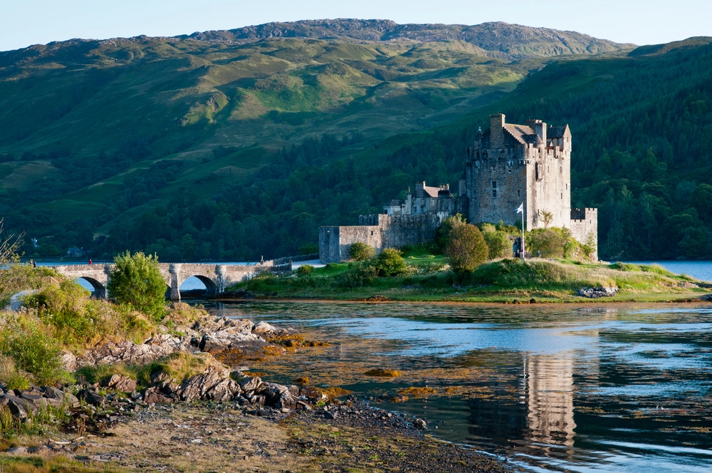 Best UK campervan trips | Scottish castle on island in lake