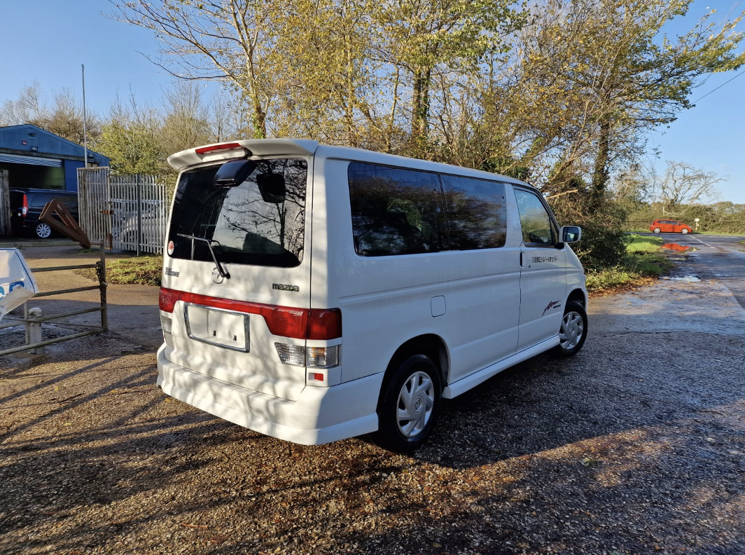 Best campervan conversions | White Mazda Bongo