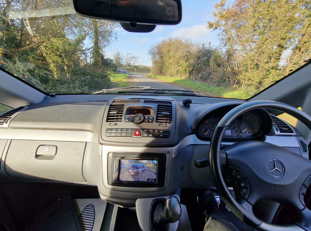 Best campervan conversions | Interior dashboard of a Mercedes Viano