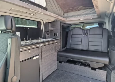 Mercedes Viano Free Spirit Campervan kitchen + seat + roof