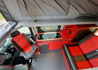 Mercedes Viano Free Spirit Campervan red interior