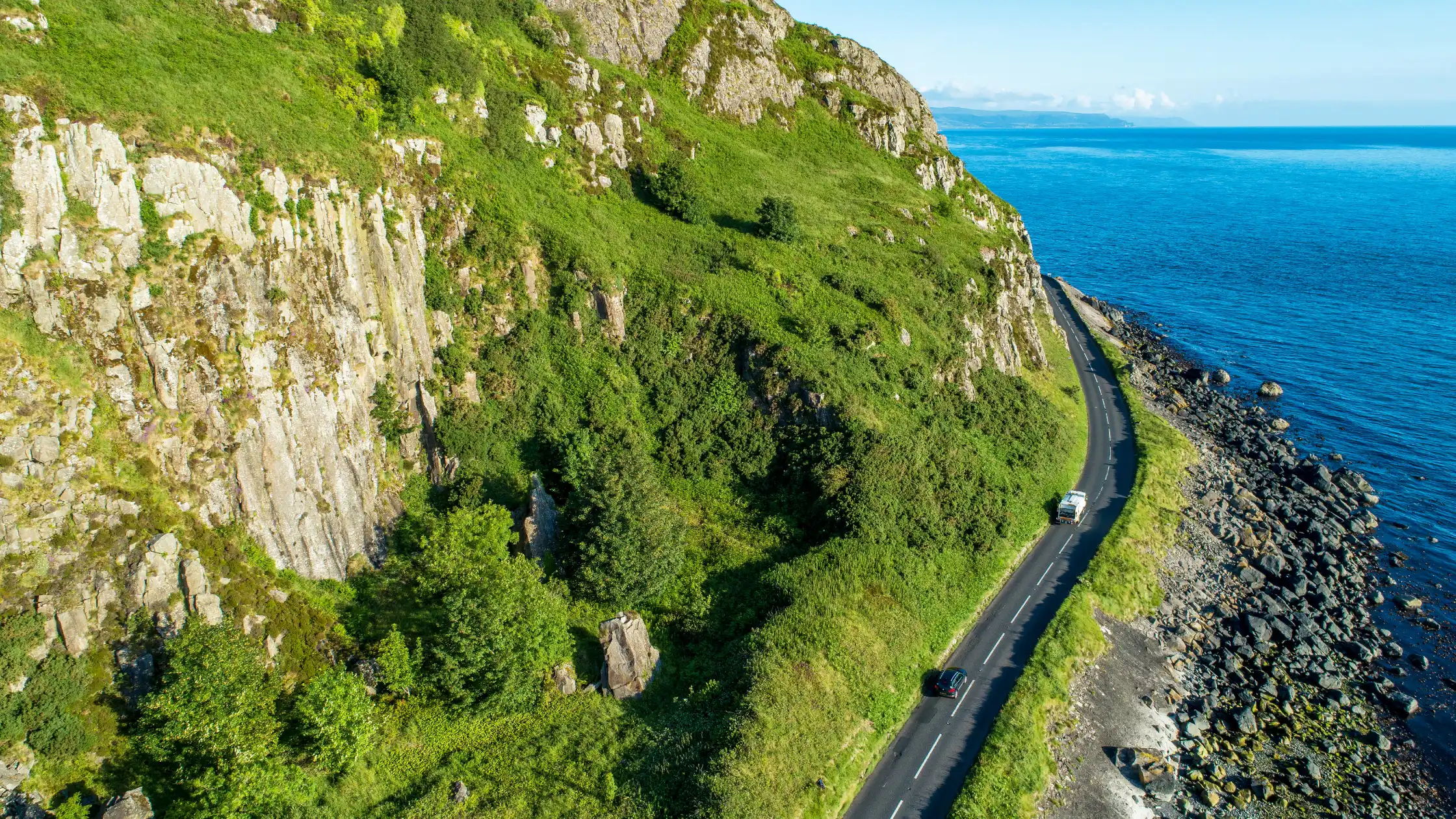 Adventurous Autumn Holidays 2024 in a Free Spirit Campervan, Causeway Coastal Route, Northern Ireland