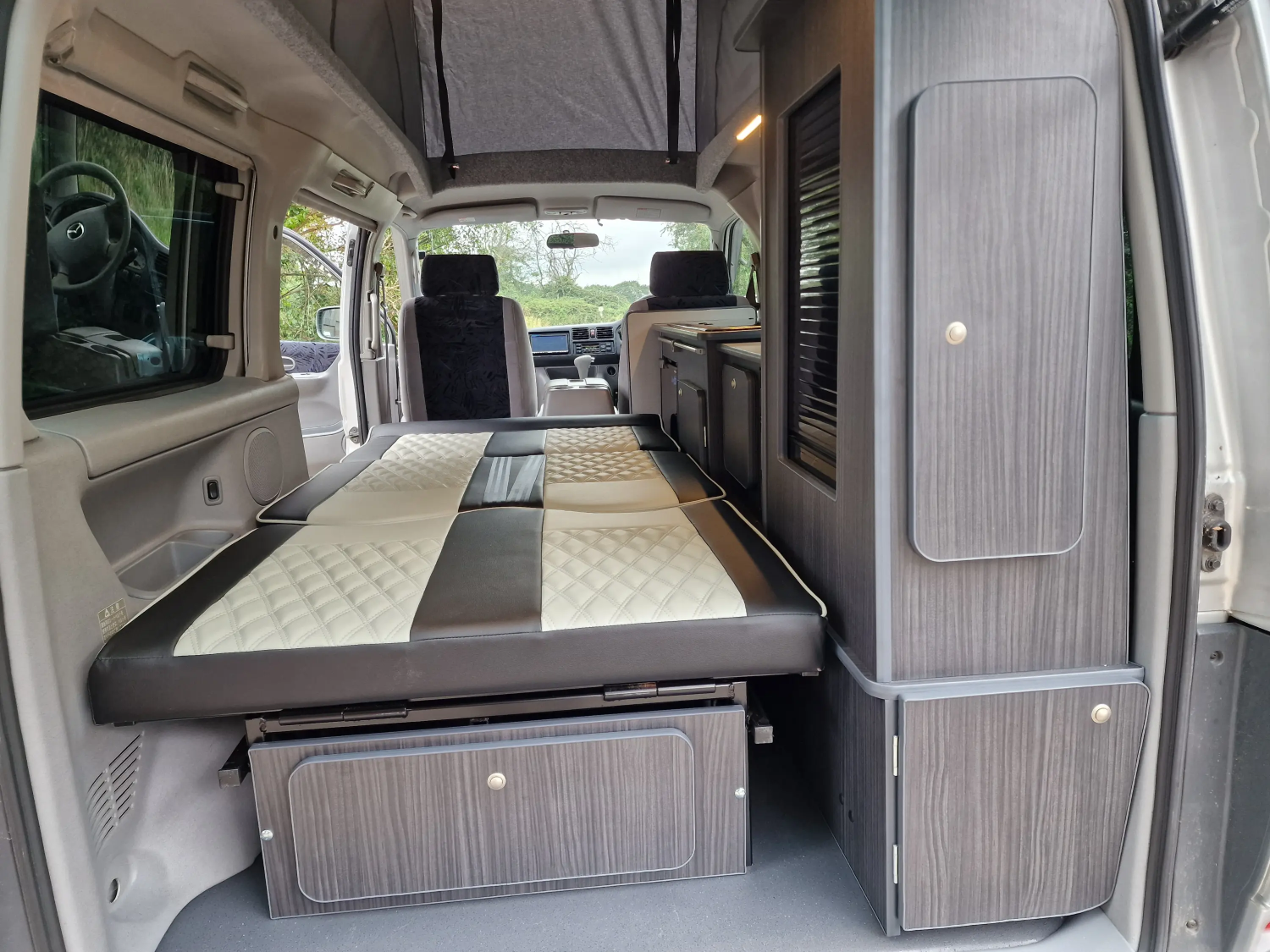 Mazda Bongo Free Spirit Campervan Bed laid Out