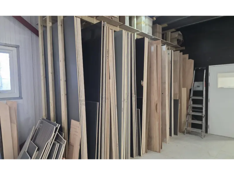 custom built campervans storage room